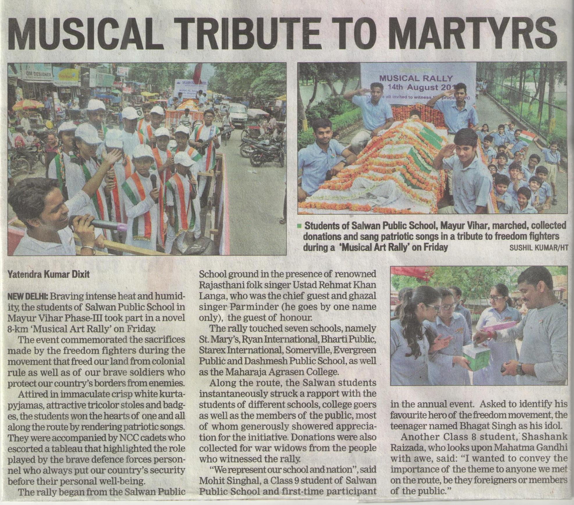 Musical Tribute to Martyrs